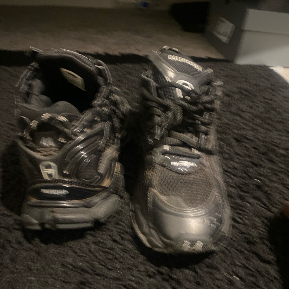 Balenciaga Black Athletic Shoes